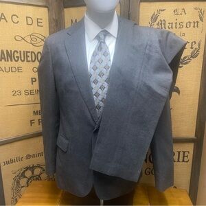 J. Crew Men's Ludlow Cotton and Wool Two-Piece Suit, 44R